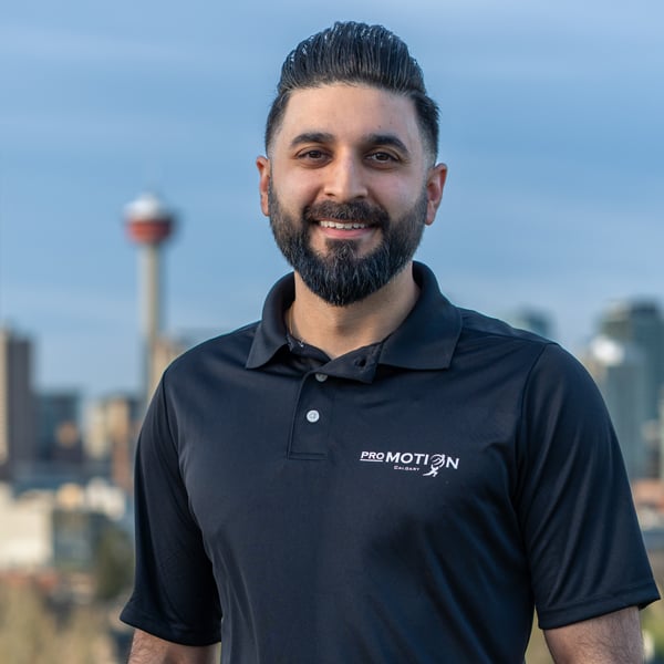 Dr. Sadiq Rajan, chiropractor at Pro Motion Calgary